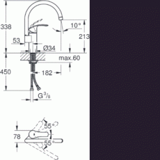 Смеситель Grohe Eurosmart 33202002